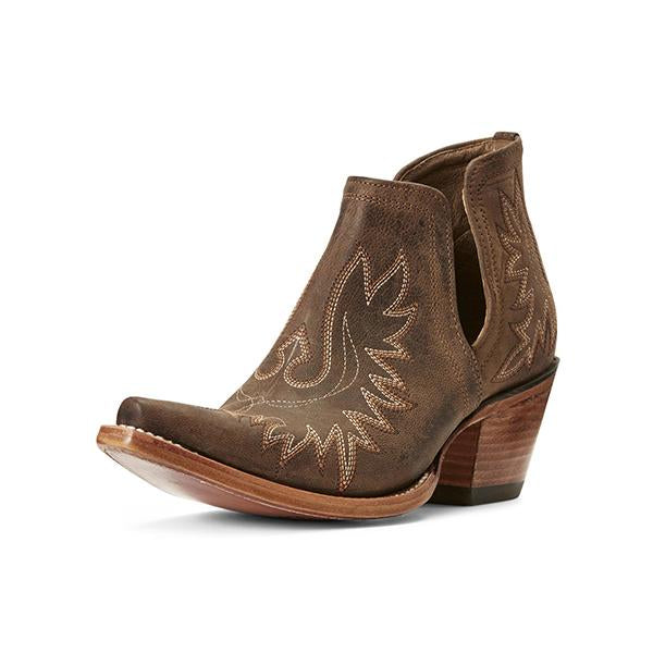 MEN'S THICK HEEL EMBROIDERED ANKLE BOOTS 54991513YL