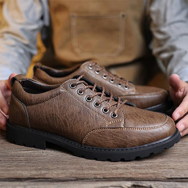 MEN'S RETRO LACE UP CASUAL SHOES 80672093YL