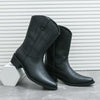 MEN'S POINTED OUTDOOR LEATHER BOOTS 42593795YL