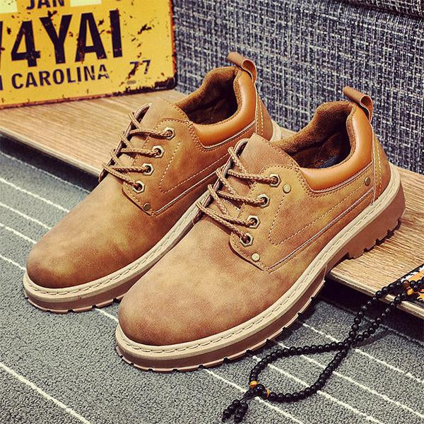 MEN'S STYLISH LACE-UP CASUAL SHOES 38780371S