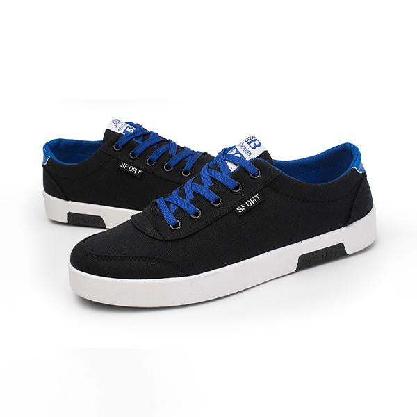 MEN'S LACE-UP SPORTS CASUAL CANVAS SHOES 57554781S