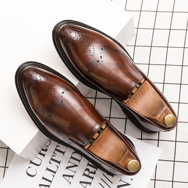 MEN'S CASUAL CARVED INFORMAL DRESS SHOES 15611596S