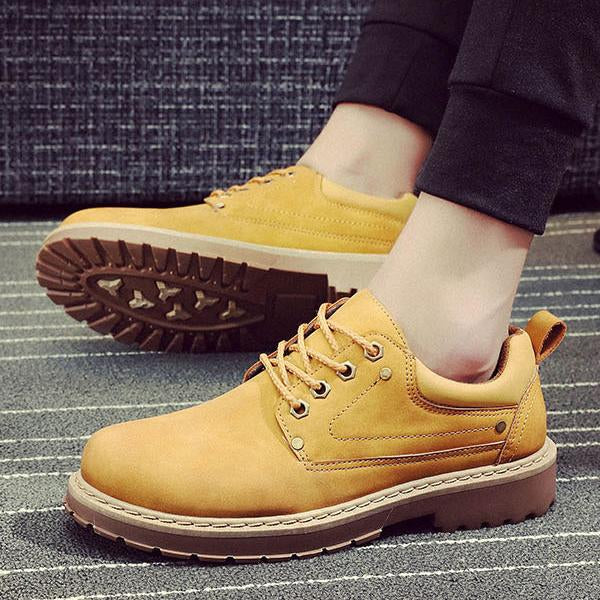 MEN'S STYLISH LACE-UP CASUAL SHOES 38780371S