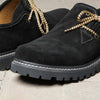 MEN'S ROUND TOE LOW HEEL LACE UP CASUAL SHOES 69515866YL