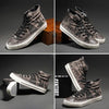 MEN'S CLASSIC LACE-UP RETRO CAMOUFLAGE CANVAS SHOES 61198095S