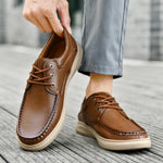 MEN'S LACE-UP COMFORTABLE CASUAL SHOES 35968323S