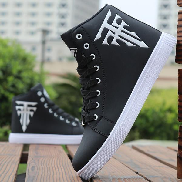 MEN'S CASUAL LACE-UP HIGH-TOP SNEAKERS 01118104S