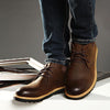 MEN'S RETRO LACE-UP WORKER STYLE BOOTS 17974446S