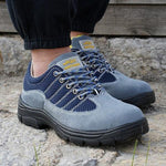 MEN'S ANTI-SMASH BREATHABLE MESH STEEL TOE SAFETY SHOES 00419657S