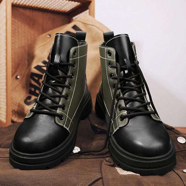 MEN'S CASUAL MEDIUM TOP LACE-UP BOOTS 18065057YL