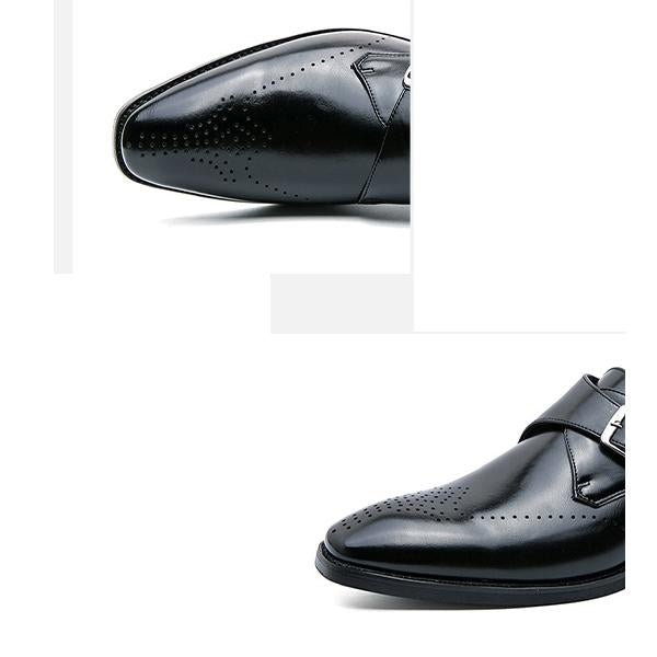 MEN'S FORMAL BLOK BUSINESS LEATHER SHOES 08547525YL