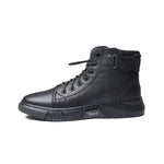 MEN'S BLACK BREATHABLE LACE UP BOOTS 70675006YL