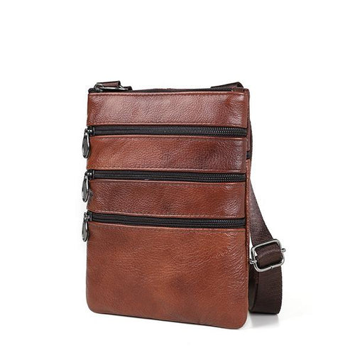 MEN'S RETRO MULTI-LAYER CROSSBODY BAG 45514193S