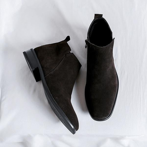 MEN'S CASUAL SUEDE LEATHER CHELSEA BOOTS 09277188S