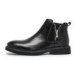 MEN'S CASUAL SIDE ZIP EVERYDAY ANKLE BOOTS 63500269S