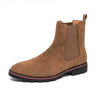 MEN'S CASUAL BUSINESS SUEDE STRETCH CHELSEA BOOTS 57447605S