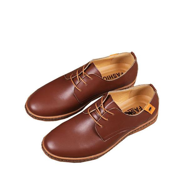 MEN'S RETRO CASUAL LEATHER SHOES 41794332YL