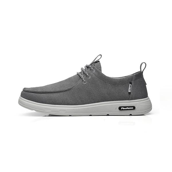 MEN'S BREATHABLE LACE-UP CASUAL CANVAS SHOES 01559636S