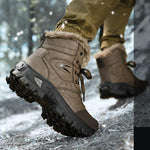 MEN'S WARM LINING LACE UP HIKING BOOTS 72343567YL