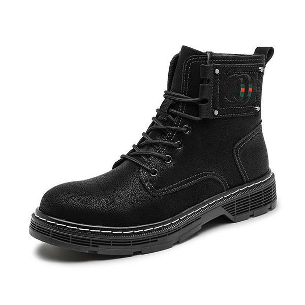 MEN'S RETRO CASUAL LACE UP BOOTS 01557943YL