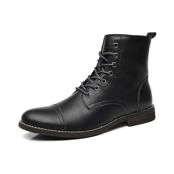 MEN'S FASHIONABLE GRADIENT RETRO LACE UP BOOTS 72682174S