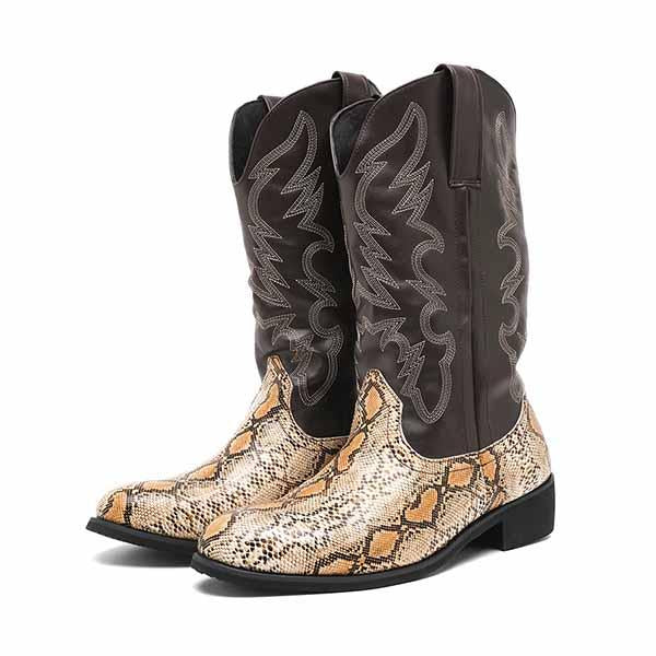 MEN'S FASHION CHRISTMAS FESTIVAL COWBOY BOOTS 12922885YL