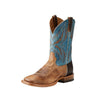 MEN'S RETRO EMBROIDERED TOTEM CHUNKY HEEL KNIGHT BOOTS 05503756S