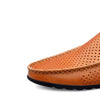 MEN'S HAND-SEWN HOLLOW SLIP-ON SHOES 93545992S