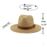 MEN'S BELT ACCESSORIES STRAW BEACH PANAMA HAT 36386586S