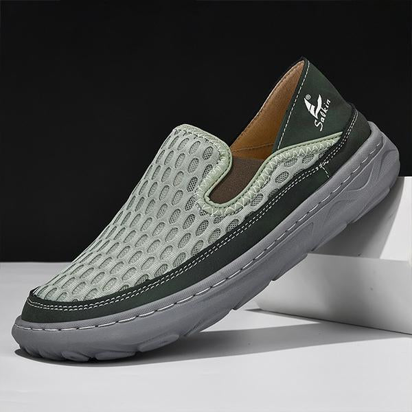 MEN'S SLIP-ON NON-SLIP CASUAL MESH SHOES 57316509S