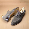 MEN'S LACE UP CASUAL FROSTED LEATHER SHOES 82722991YL