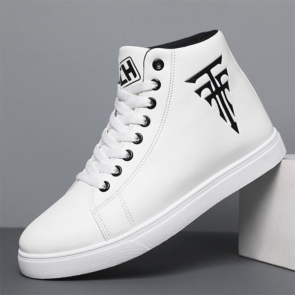 MEN'S CASUAL LACE-UP HIGH-TOP SNEAKERS 01118104S