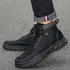 MEN'S CASUAL VINTAGE LACE UP ANKLE BOOTS 78180456S