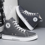 MEN'S VERSATILE CASUAL HIGH-TOP CANVAS SHOES 53949290S