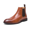 MEN'S CLASSIC BUSINESS CHELSEA LEATHER BOOTS 99547899YL