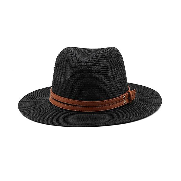 MEN'S BELT ACCESSORIES STRAW BEACH PANAMA HAT 36386586S