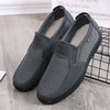 MEN'S FABRIC PERFORATED BREATHABLE ROUND TOE CASUAL SHOES 53120958YL