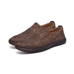 MEN'S FLAT HAND-SEWN SLIP-ON CASUAL SHOES 89090104S