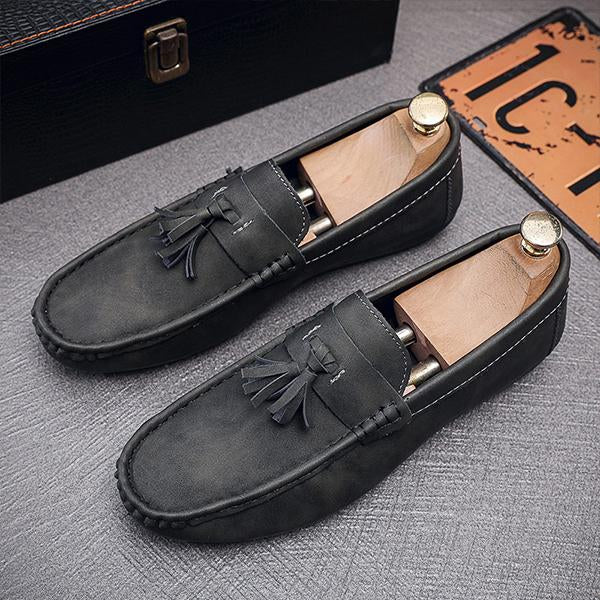 MEN'S SLIP-ON DRIVING SHOES WITH TASSELS 79810555S