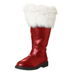 MEN'S WHITE FLUFFY CHRISTMAS BOOTS 41996564YL