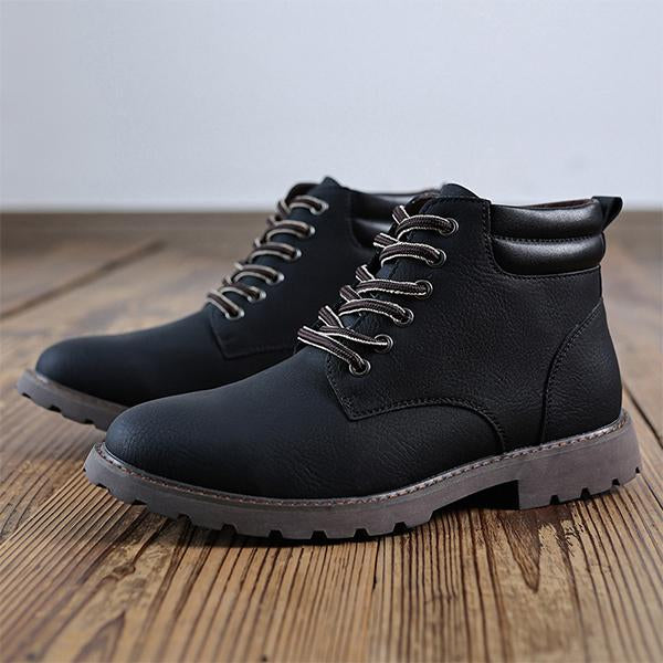 MEN'S CASUAL RETRO LACE UP BOOTS 05923163YL