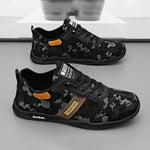 MEN'S RETRO CAMOUFLAGE CASUAL FLAT SNEAKERS 11410527S