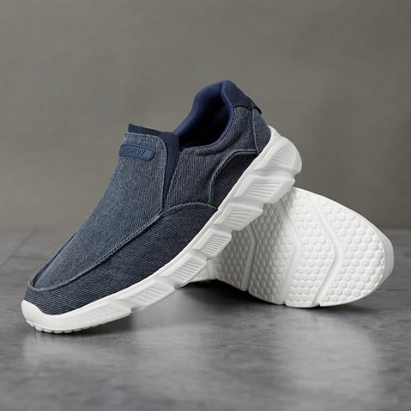 MEN'S SLIP-ON CASUAL BREATHABLE CANVAS SHOES 08559283S