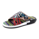 MEN'S RETRO ETHNIC STYLE FLAT BEACH SLIPPERS 44250823S