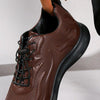 MEN'S LACE UP CASUAL LEATHER SHOES 86835854YL