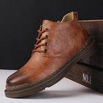 MEN'S CASUAL LACE-UP BUSINESS LEATHER SHOES 95098761S