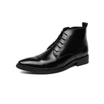 MEN'S FORMAL BUSINESS SOFT LEATHER LACE UP BOOTS 03149899YL