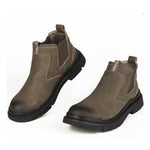 MEN'S WEAR-RESISTANT RUBBER SOLE SLIP-ON WORK BOOTS 32739429S