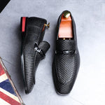 MEN'S STYLISH WOVEN DRESS SHOES 00170284S