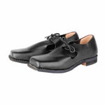 MEN'S RETRO SQUARE TOE THICK HEEL LACE UP LEATHER SHOES 85836040YL